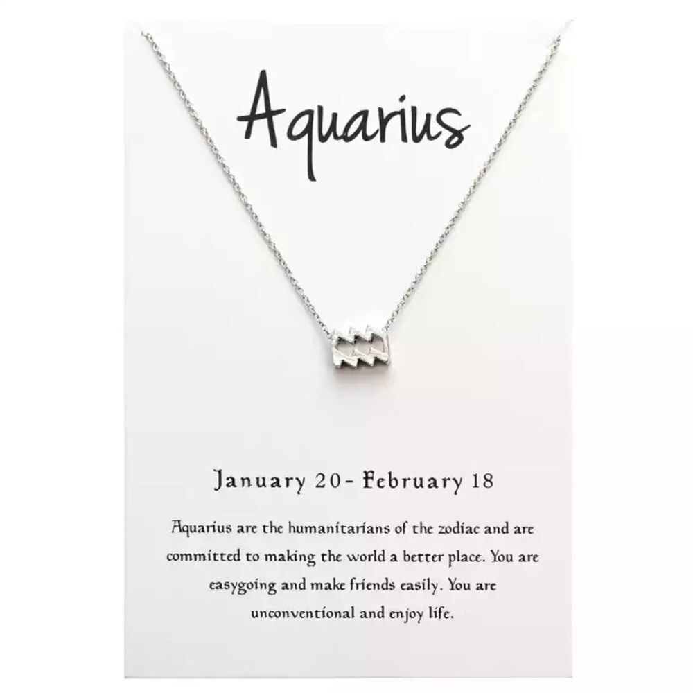 🆕Aquarius Zodiac Pendant Necklace